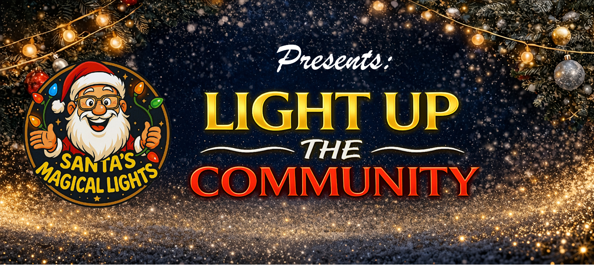 Santa's Magical Lights presents Light Up The Community
